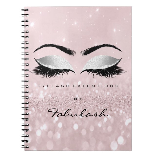 Carnet Lashes Parties scintillant Yeux maquillage Rose Ro (Devant)