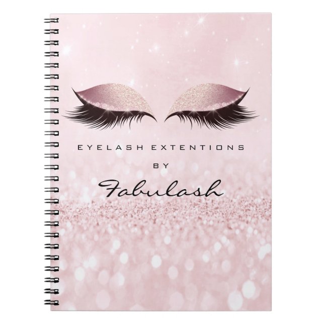 Carnet Lashes Parties scintillant Yeux maquillage Rose Ro (Devant)