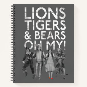 Carnet L'Assistant D'Oz™ Lions Tigers & Ours Oh My!