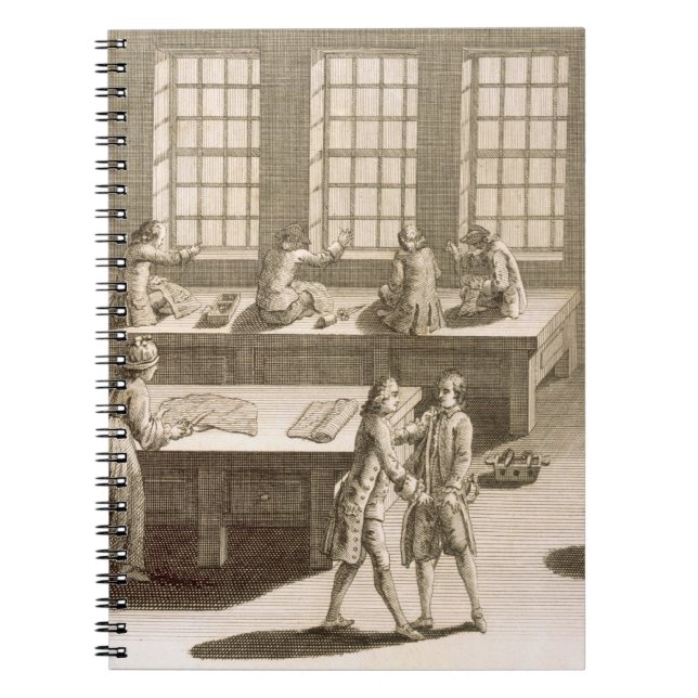 Carnet L'atelier d'un tailleur, 'du Sc de DES (Devant)