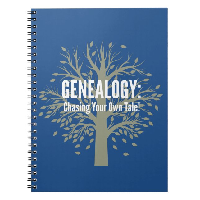 Carnet latéral généalogique (bleu) (Devant)