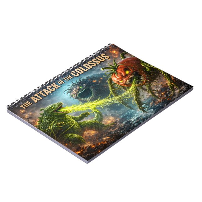 Carnet L'attaque du colosse mutant spirale végétale non (Côté gauche)