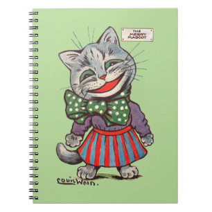 Carnet Laughing Cat, Louis Wain