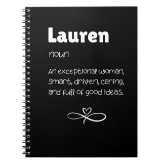 Carnet Lauren Noun Une Femme Exceptionnelle