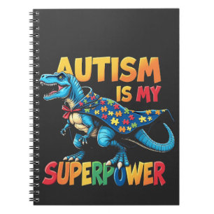 Carnet L'autisme est mon super-pouvoir Dinosaure Sensibil