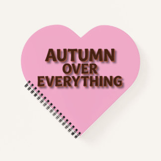 Carnet L'automne sur tout