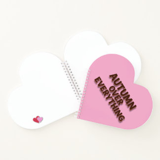Carnet L'automne sur tout