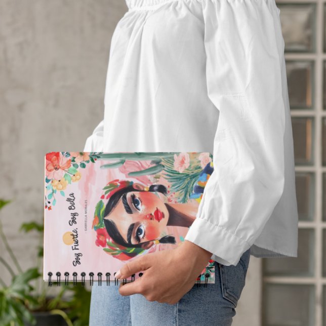 Carnet L'autonomisation en fleurs : monogramme personnali (Créateur téléchargé)