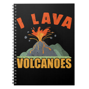 Carnet Lava Lover Volcano Géologie amusante