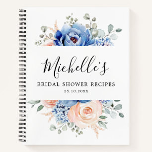Carnet Lavande Bleu Marine Rose Poussiéreuse Rose Fête de
