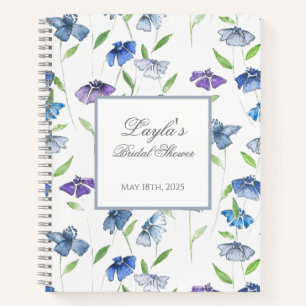 Carnet Lavande Bleue Fleur sauvage