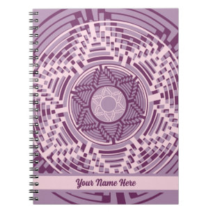 Carnet Lavande de panier de panier du sud-ouest de Navajo