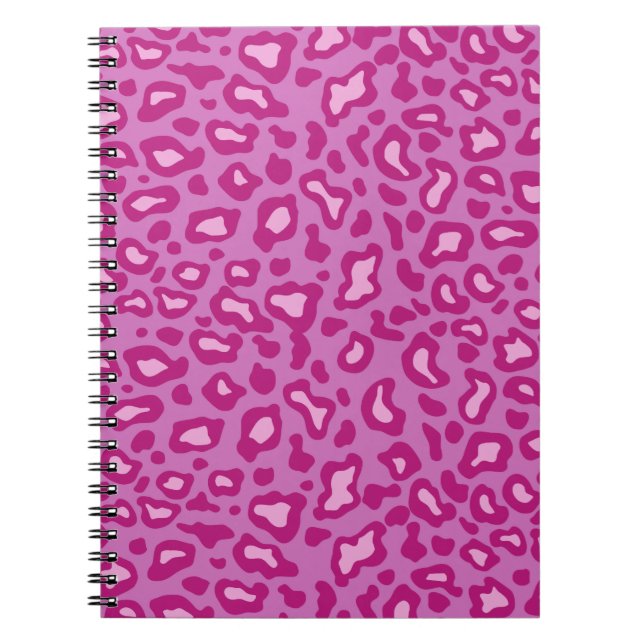 Carnet Lavande Léopard (Devant)