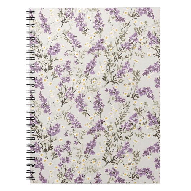 Carnet Lavande Lilac Design (Devant)