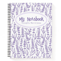 Lavande personnalisée Purple Élégant Floral