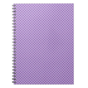Carnet Lavande Polka violet point classique minima