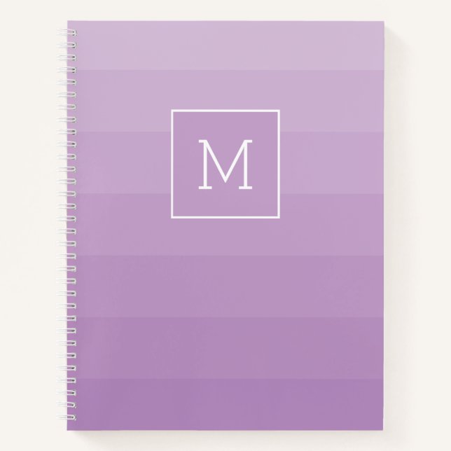 Carnet Lavande violette Tailles horizontales Tailles Mono (Devant)