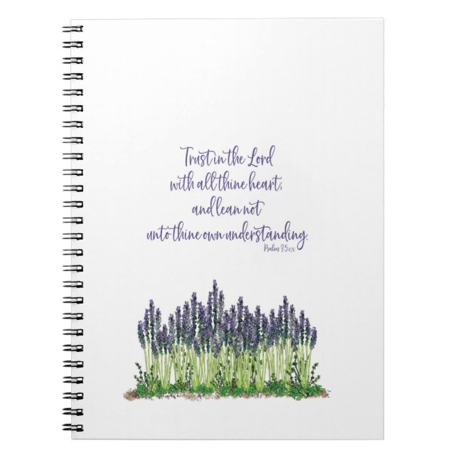 Carnet Lavender Garden Design. (Devant)