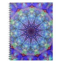 Carnet Lavender Starburst Mandala