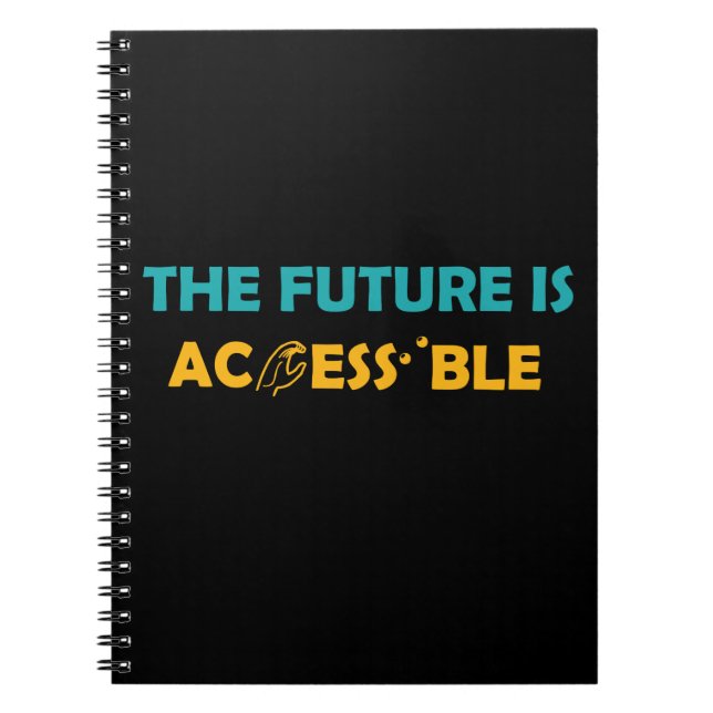 Carnet L'avenir est accessible ASL Sign Language Braille (Devant)