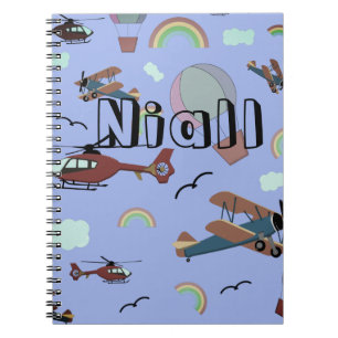 Carnet L'aviation colorée amusante