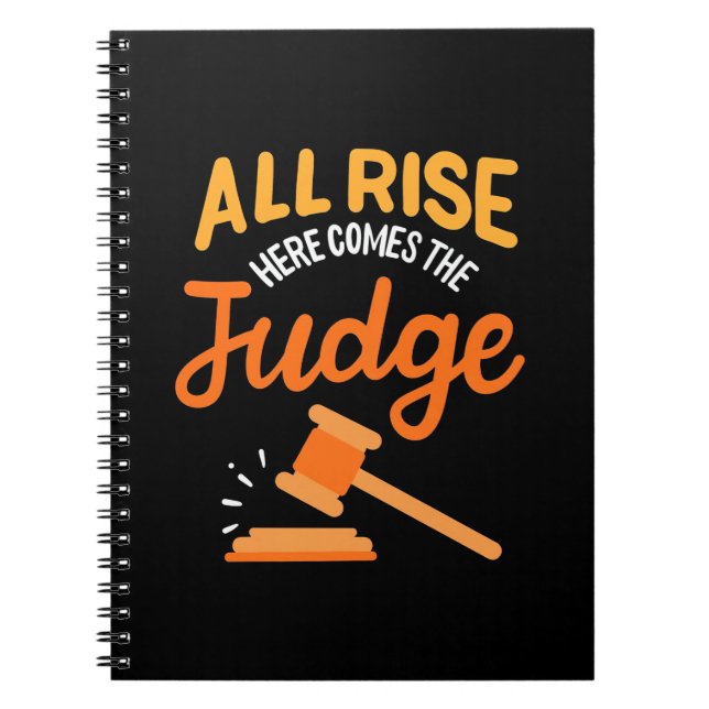 Carnet L'Avocat Monte Ici Le Juge (Devant)