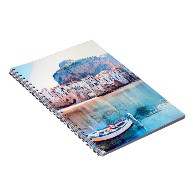 Carnet ldp CEFALÙ - Sicile - plage - panorama (Côté Droit)