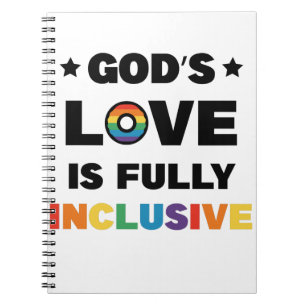 Carnet Le Amour de Dieu est Tout à Fait Inclusif Mois de 