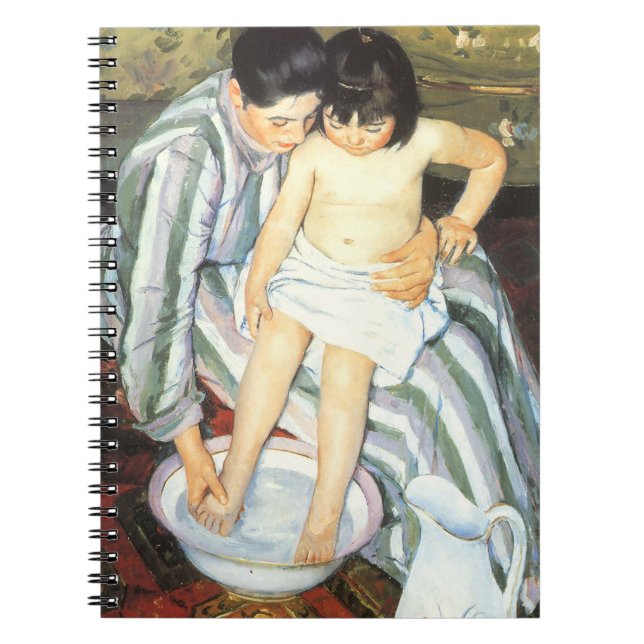 Carnet Le bain de l'enfant par Mary Cassatt Impressionnis (Devant)