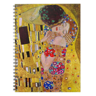 Carnet Le baiser de Gustav Klimt, Art Nouveau Vintage