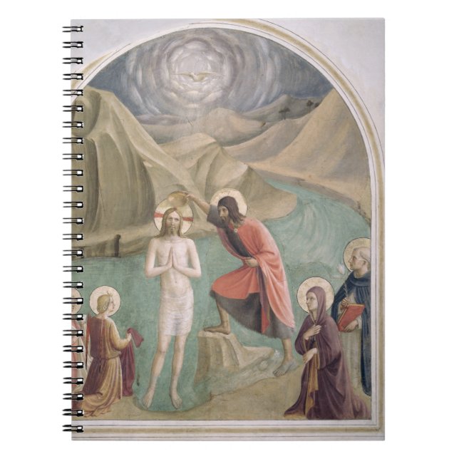Carnet Le baptême du Christ, c.1438-45 (fresque) (Devant)
