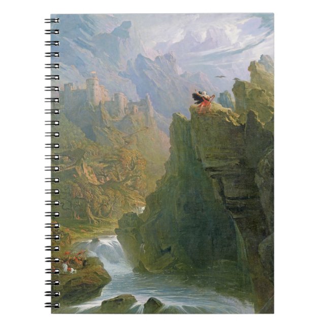 Carnet Le barde, c.1817 (huile sur la toile) (Devant)