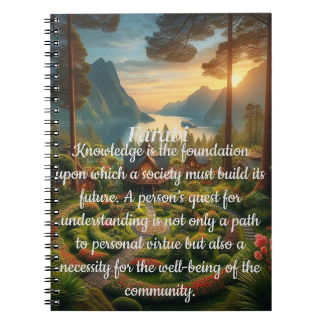 Carnet Le beau mot de Farabi (Devant)