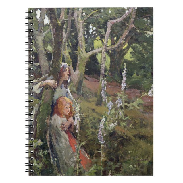 Carnet Le bois enchanté (huile sur toile) (Devant)