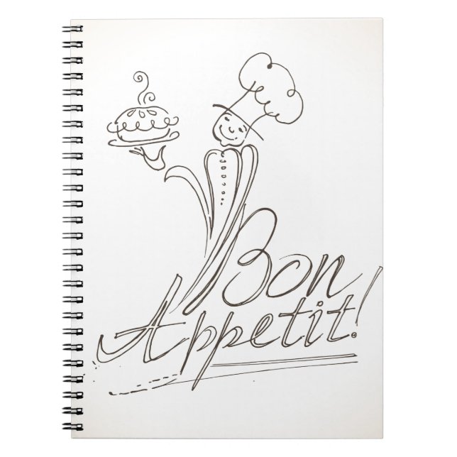 Carnet Le Bon Chef dit Bon Appetit ! (Devant)