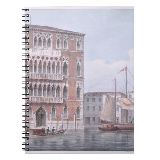 Carnet Le Ca Foscari, Venise, gravée par Brizeghel (Li (Devant)