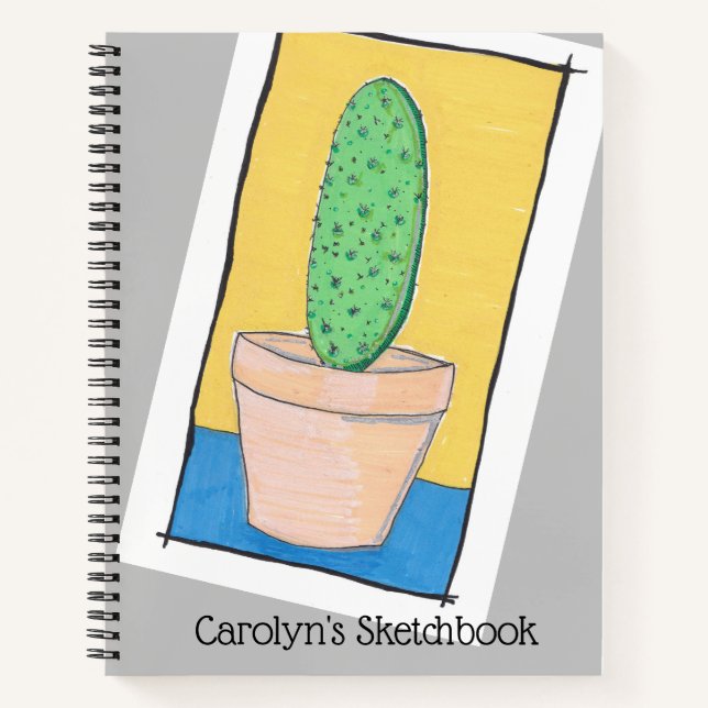 Carnet Le cactus. L'art naïf d'une poire épineuse. Votre  (Devant)