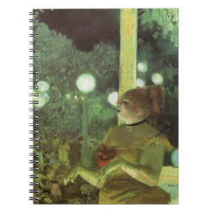 Carnet Le Café Concert par Edgar Degas, Beaux-Arts Vintag