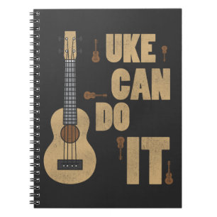 Carnet Le calembour Uke d'Ukelele peut le faire Hawaïen