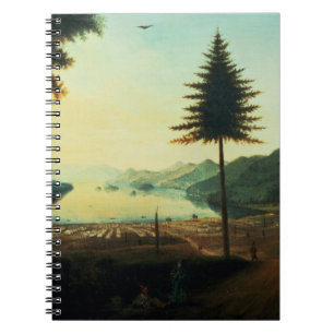 Carnet Le campement au lac George, New York, 1759 (huile