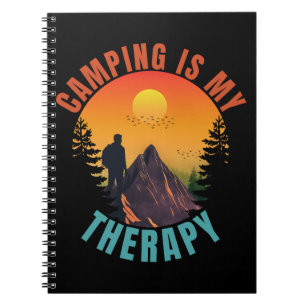 Carnet Le camping est mon cadeau de vacances en plein air