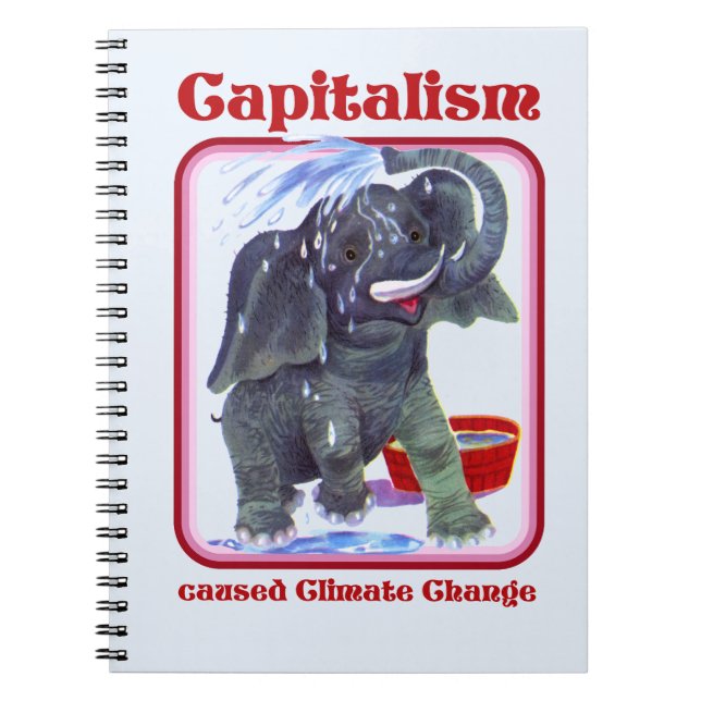 Carnet Le capitalisme a causé le changement climatique (Devant)