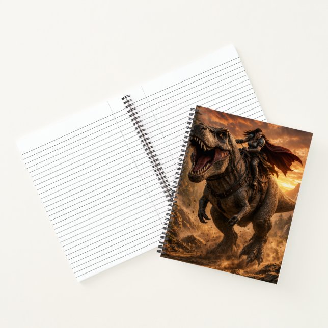 Carnet Le cavalier de dinosaure intrépide (Intérieur)