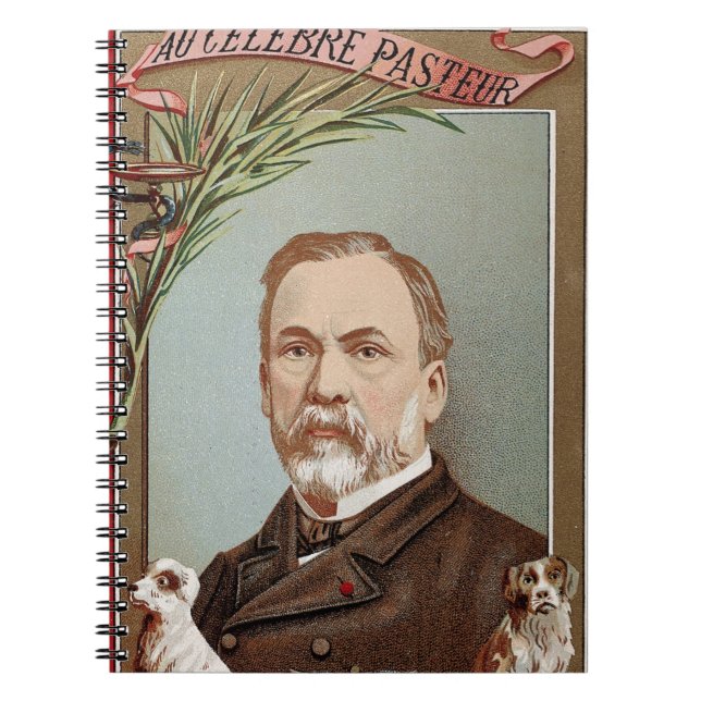 Carnet Le célèbre Portrait de Louis Pasteur (Devant)