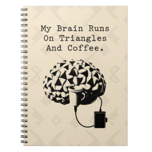 Carnet Le Cerveau Fonctionne Avec Des Triangles Café Humo