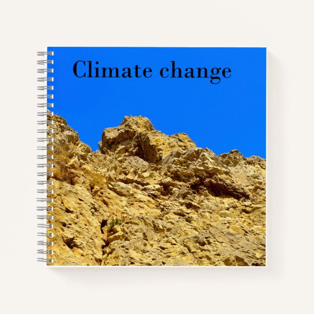 Carnet Le changement climatique s'occupe de l'environneme (Devant)