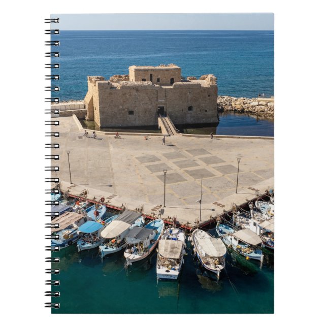 Carnet Le château et le port de Paphos - photo originale (Devant)
