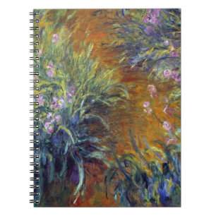 Carnet Le chemin à travers les iris par Claude Monet