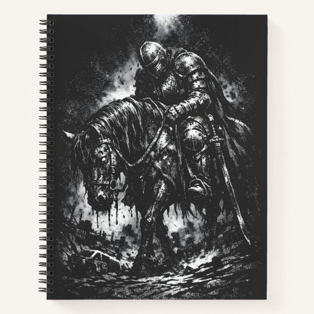 Carnet Le Chevalier Déchu par BurnsInHell (Devant)
