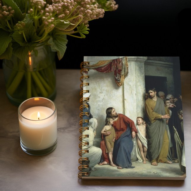 Carnet Le Christ et les Enfants par Carl Bloch, Religieux (Créateur téléchargé)